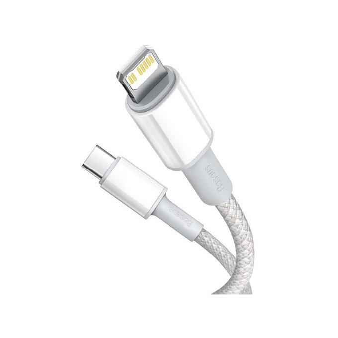 Baseus - Kábel Lightning/USB-C, 1.5m, biela