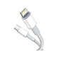 Baseus - Kábel Lightning/USB-C, 1.5m, biela
