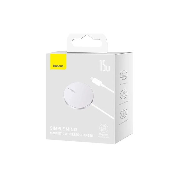 Baseus - Kábel MagSafe/USB-C, 1.5m, biela