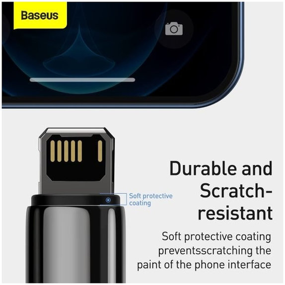 Baseus - Kábel Lightning/USB, 1.5m, čierna