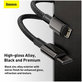 Baseus - Kábel Lightning/USB-C, 1.5m, čierna