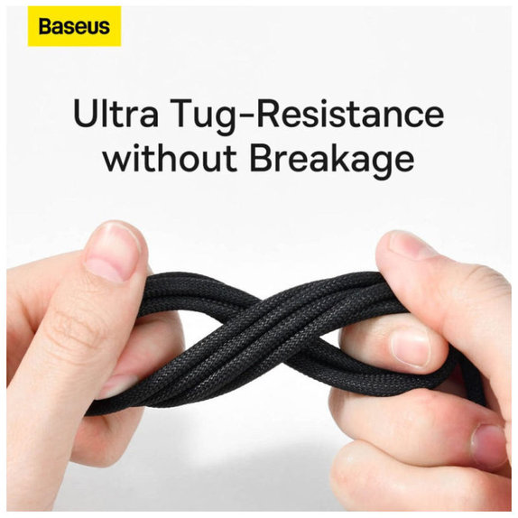 Baseus - Kábel USB-C/USB, 1.5m, čierna