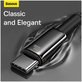 Baseus - Kábel USB-C/USB, 1.5m, čierna