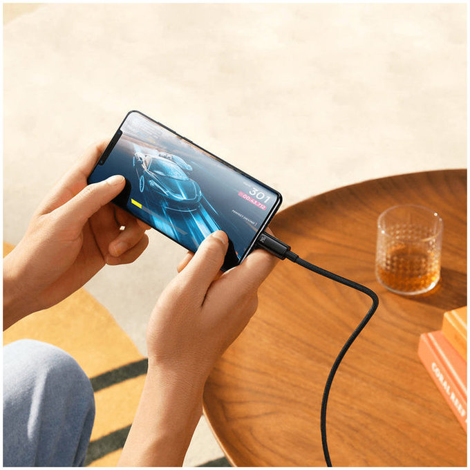 Baseus - Kábel USB-C/USB-C, 1.5m, čierna