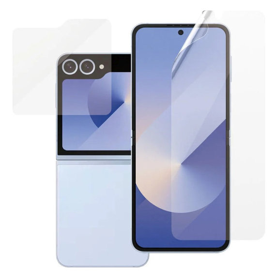 Ochranná fólia UWF a tvrdené sklo pre Samsung Z Flip6, Číra, PanzerGlass