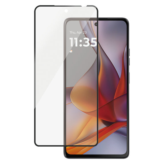 Tvrdené sklo UWF pre Motorola Moto G75 5G, Čierna, PanzerGlass