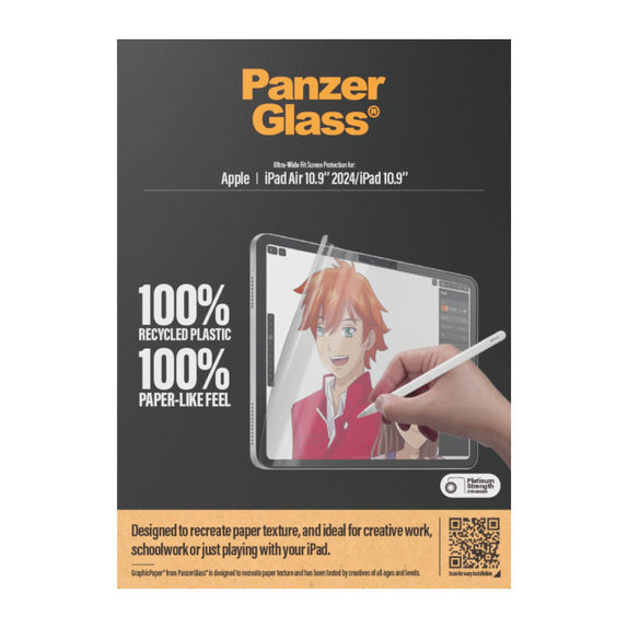 Ochranná Fólia GraphicPaper UWF pre iPad (10th Gen 2022)/(11th Gen 2025), Číra, PanzerGlass