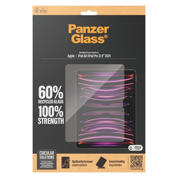 Tvrdené sklo UWF pre iPad Air 13"/Pro 13", Číra, PanzerGlass