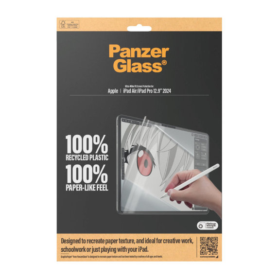 Ochranná fólia GraphicPaper UWF pre iPad Air 13"/Pro 13", Číra, PanzerGlass
