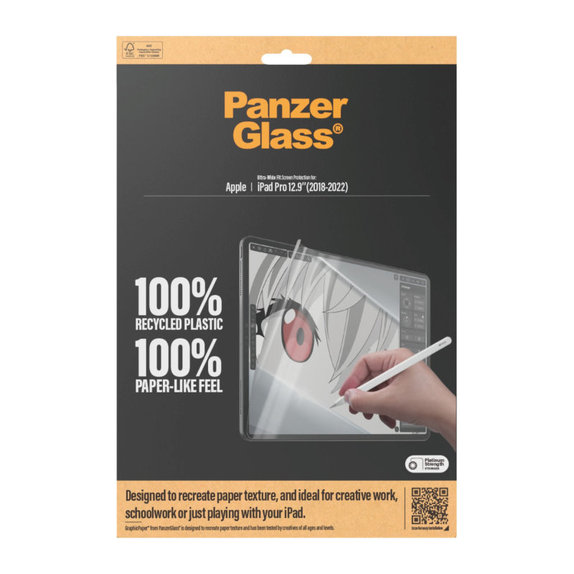 Ochranná fólia GraphicPaper UWF pre iPad Pro 12,9", Číra, PanzerGlass