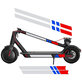 Xiaomi Mi Electric Scooter 1S, 2 M365, Essential, Pro, Pro 2 - Reflexné Nálepky (A)