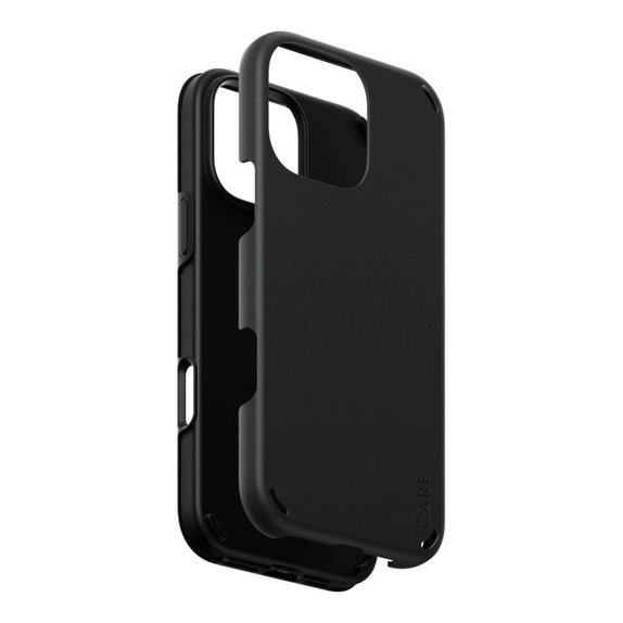 Puzdro Double Defense pre iPhone 16 Pro Max, Čierna, CARE