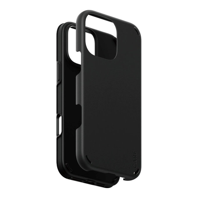 Puzdro Double Defense pre iPhone 16 Pro Max, Čierna, CARE
