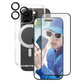 Bundle Hoops Ceramic + Tvrdené sklo UWF Ceramic + Puzdro Kickstand pre iPhone 16 Pro, CARE