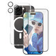 Bundle Hoops + Tvrdené sklo UWF + Puzdro Urban Combat pre iPhone 16 Pro, CARE
