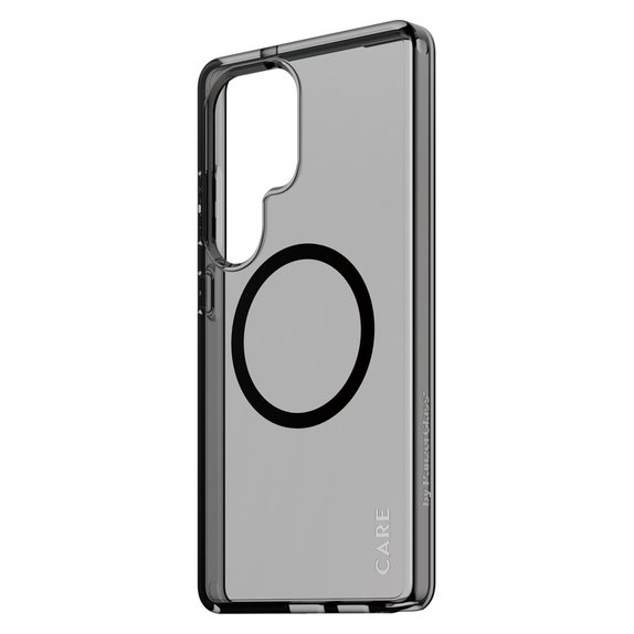 Puzdro Smokey s čiernym QI pre Samsung Galaxy S25 Ultra, Čierna, PanzerGlass
