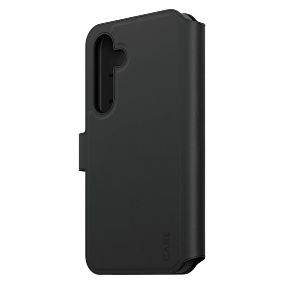 Puzdro Wallet Tango Two-In-One s QI pre Samsung Galaxy S25+, Čierna, PanzerGlass