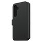 Puzdro Wallet Tango Two-In-One s QI pre Samsung Galaxy S25+, Čierna, PanzerGlass