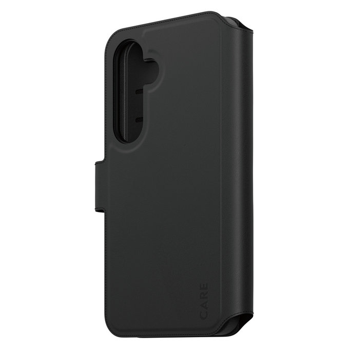 Puzdro Wallet Tango Two-In-One s QI pre Samsung Galaxy S25, Čierna, PanzerGlass