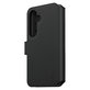 Puzdro Wallet Tango Two-In-One s QI pre Samsung Galaxy S25, Čierna, PanzerGlass