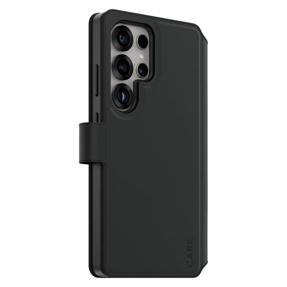 Puzdro Wallet Tango Two-In-One s QI pre Samsung Galaxy S25 Ultra, Čierna, PanzerGlass