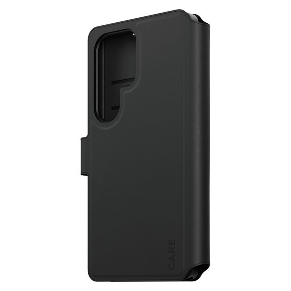 Puzdro Wallet Tango Two-In-One s QI pre Samsung Galaxy S25 Ultra, Čierna, PanzerGlass