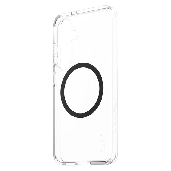 Puzdro Urban Combat s čiernym QI pre Samsung Galaxy S25, Transparentná, PanzerGlass