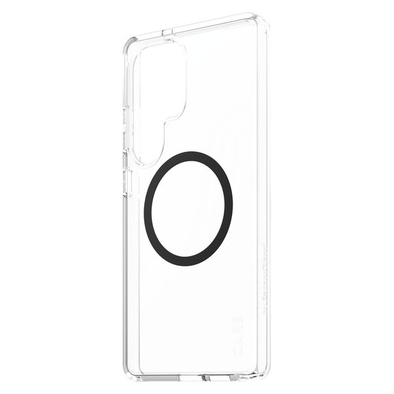 Puzdro Urban Combat s čiernym QI pre Samsung Galaxy S25 Ultra, Transparentná, PanzerGlass