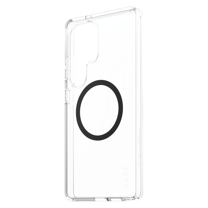 Puzdro Urban Combat s čiernym QI pre Samsung Galaxy S25 Ultra, Transparentná, PanzerGlass