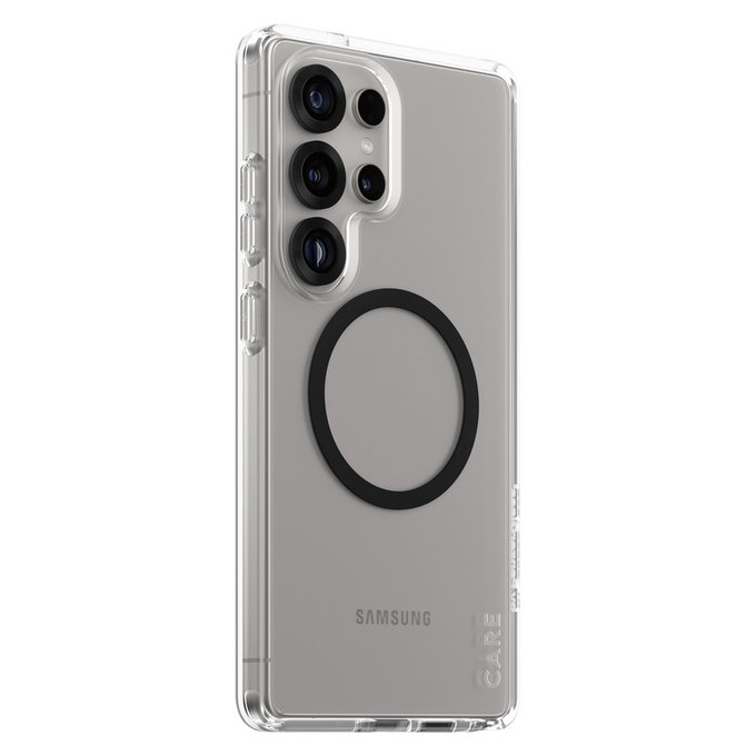 Puzdro Urban Combat s čiernym QI pre Samsung Galaxy S25 Ultra, Transparentná, PanzerGlass