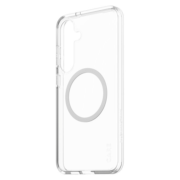 Puzdro Urban Combat s bielym QI pre Samsung Galaxy S25+, Transparentná, PanzerGlass