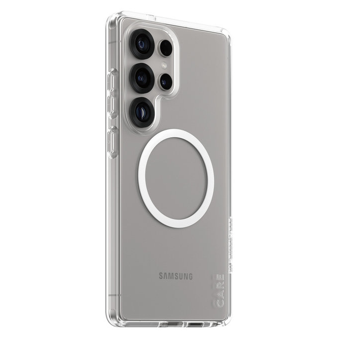 Puzdro Urban Combat s bielym QI pre Samsung Galaxy S25 Ultra, Transparentná, PanzerGlass