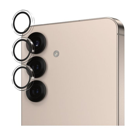 PanzerGlass - Ochranný Kryt Objektívu Fotoaparátu Hoops pre Samsung Galaxy S25+, transparentná