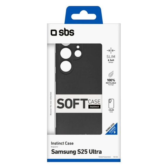 SBS - Puzdro Instinct pre Samsung Galaxy S25 Ultra, čierna