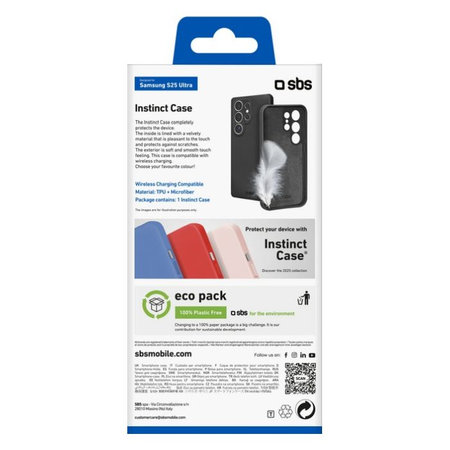 SBS - Puzdro Instinct pre Samsung Galaxy S25 Ultra, čierna