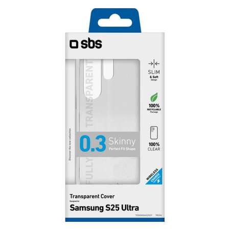 SBS - Puzdro Skinny pre Samsung Galaxy S25 Ultra, transparentná