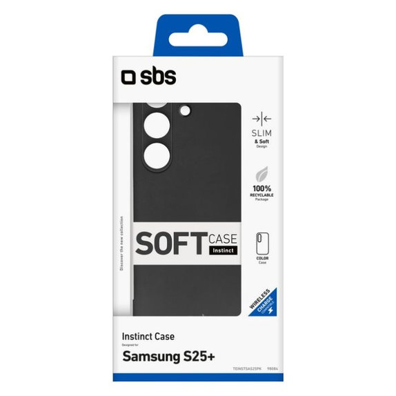 SBS - Puzdro Instinct pre Samsung Galaxy S25+, čierna