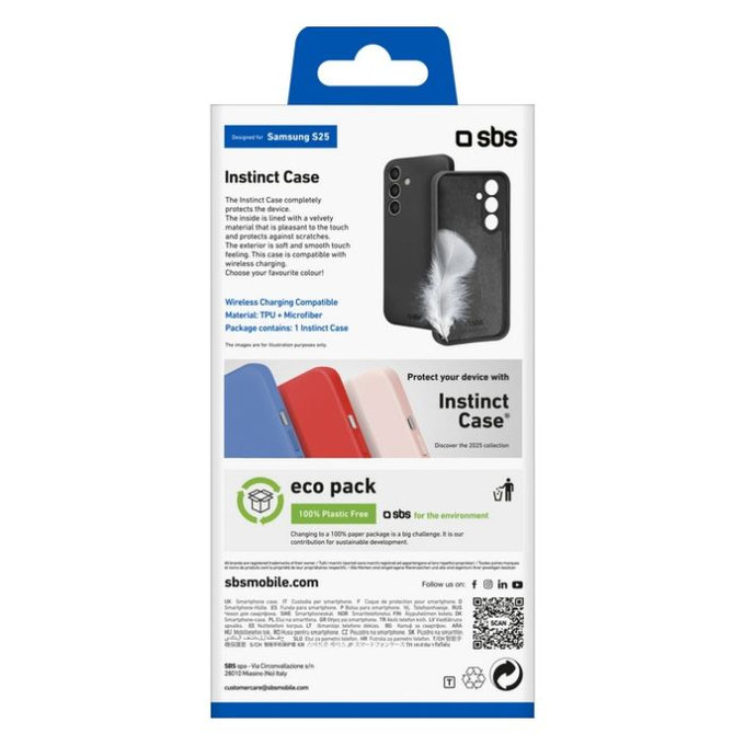 SBS - Puzdro Instinct pre Samsung Galaxy S25+, čierna