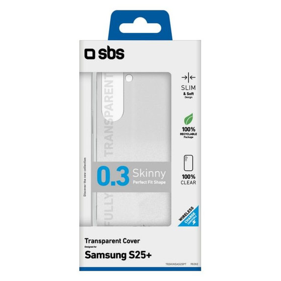 SBS - Puzdro Skinny pre Samsung Galaxy S25+, transparentná
