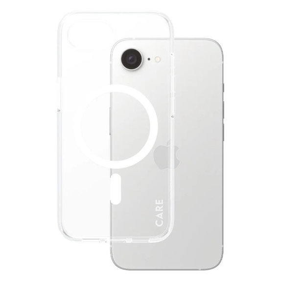 Puzdro Urban Combat s MagSafe pre iPhone 17e/16e, Biela, CARE