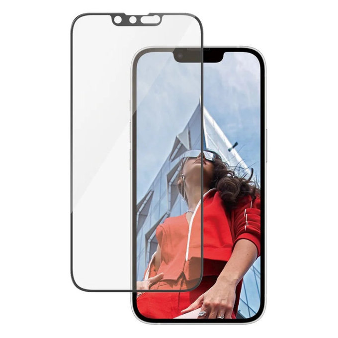 Tvrdené sklo UWF s aplikátorom pre iPhone 17e/16e/14/13/13 Pro, Čierna, PanzerGlass