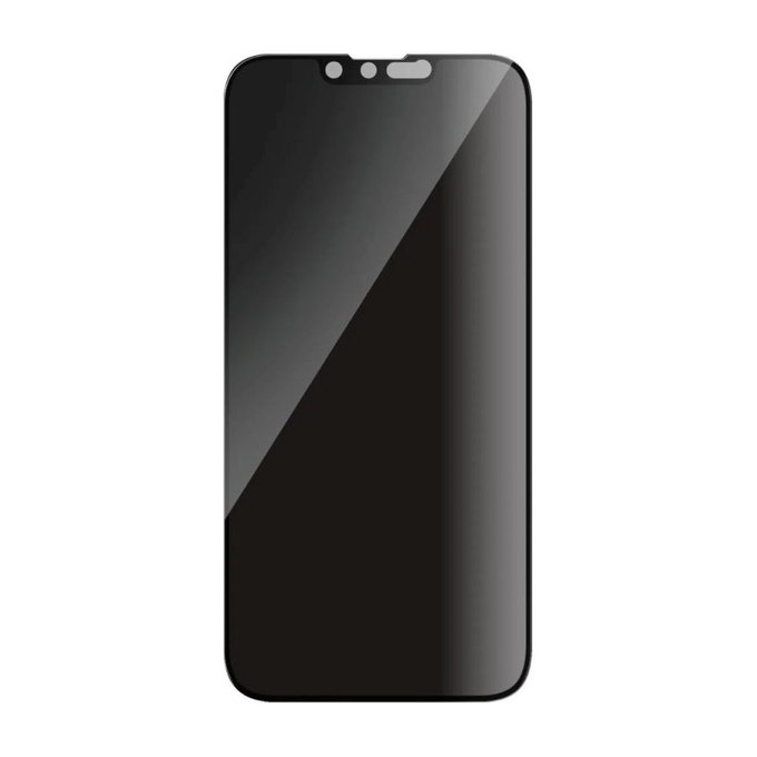 Tvrdené sklo UWF Privacy s aplikátorom pre iPhone 17e/16e/14/13/13 Pro, Čierna, PanzerGlass