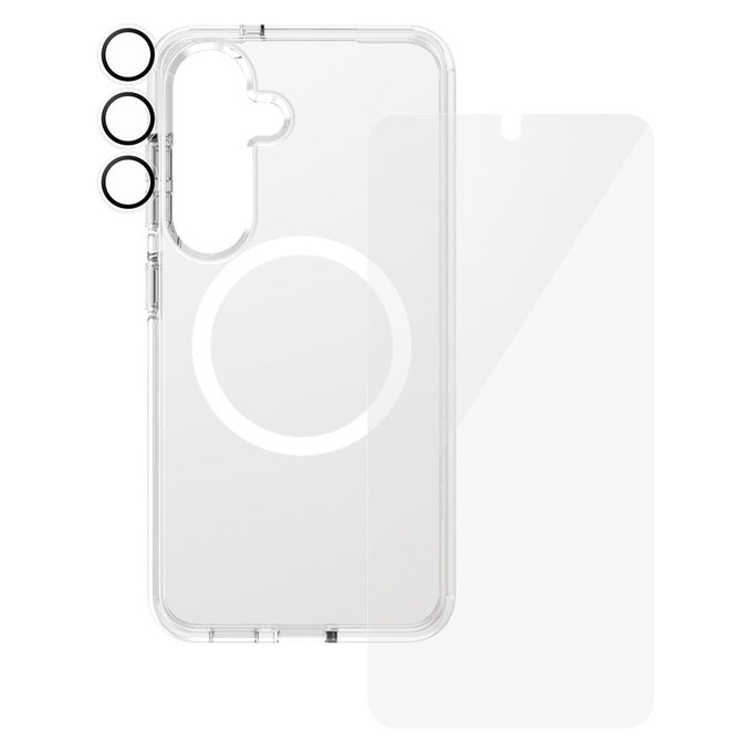 Bundle 3v1 pre Samsung Galaxy S25, PanzerGlass