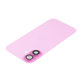 Apple iPhone 16 Plus - Sklo Zadného Housingu + Sklíčko Kamery + Kovový Pliešok + Magsafe Magnet (Pink)
