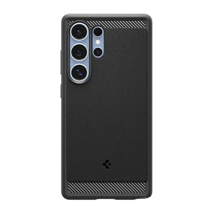 Spigen - Puzdro Rugged Armor s MagSafe pre Samsung Galaxy S25 Ultra, Matte Black