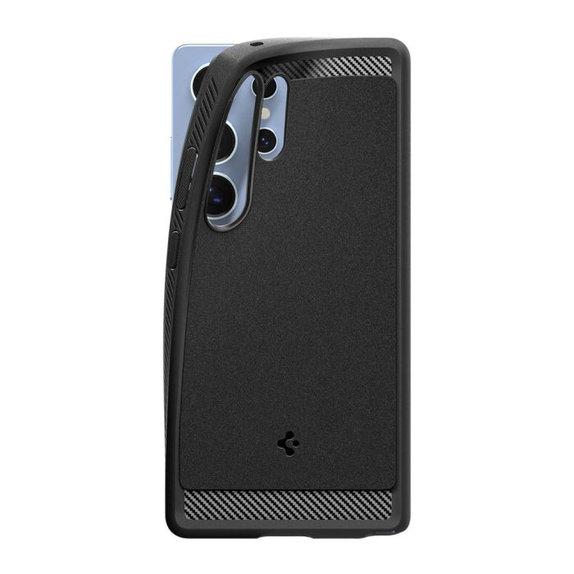 Spigen - Puzdro Rugged Armor s MagSafe pre Samsung Galaxy S25 Ultra, Matte Black