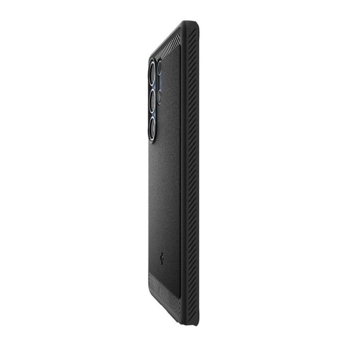 Spigen - Puzdro Rugged Armor s MagSafe pre Samsung Galaxy S25 Ultra, Matte Black