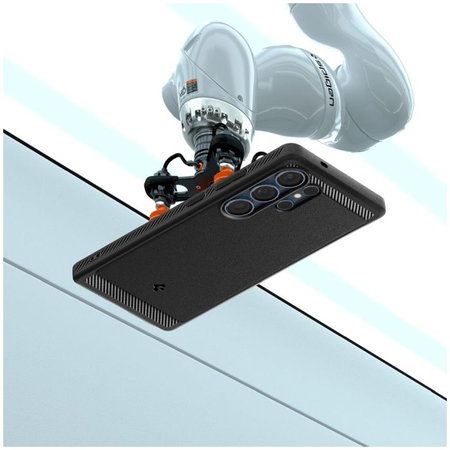 Spigen - Puzdro Rugged Armor s MagSafe pre Samsung Galaxy S25 Ultra, Matte Black