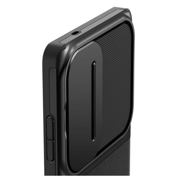 Spigen - Puzdro Optik Armor pre Samsung Galaxy S25 Ultra, čierna