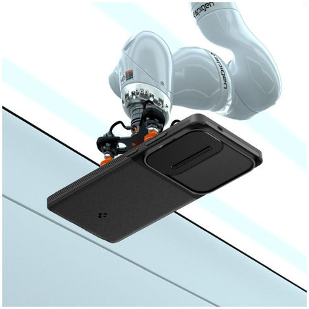 Spigen - Puzdro Optik Armor pre Samsung Galaxy S25 Ultra, čierna